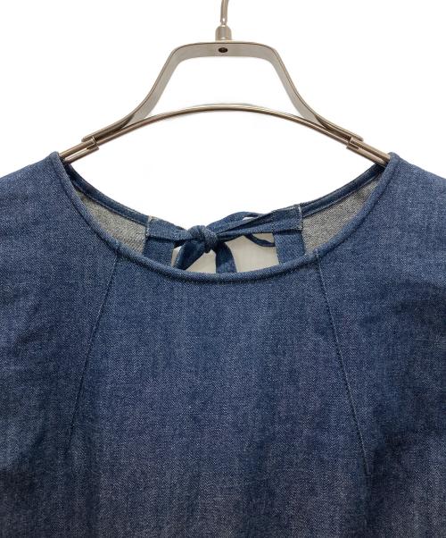 muller of yoshiokubo（ミュラーオブヨシオクボ）muller of yoshiokubo (ミュラーオブヨシオクボ) デニムブラウスワンピース ネイビー サイズ:38の古着・服飾アイテム