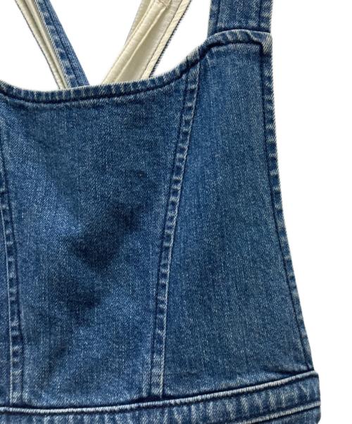 leur logette（ルールロジェット）leur logette (ルールロジェット) ノースリーブワンピース ブルー サイズ:1の古着・服飾アイテム