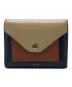 CELINE（セリーヌ）の古着「フラップ コンパクトウォレット」｜ブラウン
