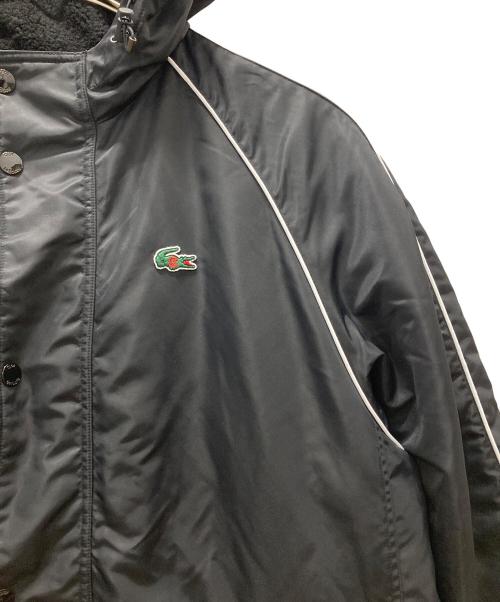 CLOT（クロット）CLOT (クロット) LACOSTE (ラコステ) リバーシブルロングコート ブラック サイズ:Mの古着・服飾アイテム