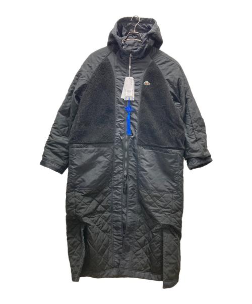 CLOT（クロット）CLOT (クロット) LACOSTE (ラコステ) リバーシブルロングコート ブラック サイズ:Mの古着・服飾アイテム