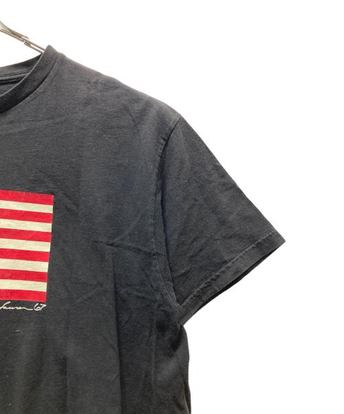 POLO JEANS CO.（ポロジーンズカンパニー）POLO JEANS CO. (ポロジーンズカンパニー) 星条旗プリントTシャツ ブラック サイズ:Lの古着・服飾アイテム