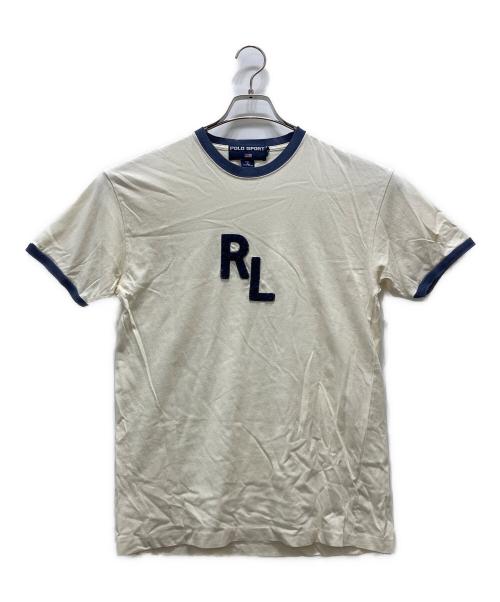 POLO SPORT（ポロスポーツ）POLO SPORT (ポロスポーツ) トリムTシャツ ホワイト サイズ:Mの古着・服飾アイテム