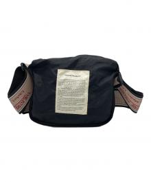 THEATRE PRODUCTS（シアタープロダクツ）の古着「ロゴテープ ショルダーバッグ」｜ブラック