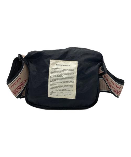 THEATRE PRODUCTS（シアタープロダクツ）THEATRE PRODUCTS (シアタープロダクツ) ロゴテープ ショルダーバッグ ブラックの古着・服飾アイテム