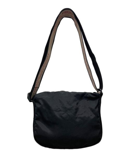 THEATRE PRODUCTS（シアタープロダクツ）THEATRE PRODUCTS (シアタープロダクツ) ロゴテープ ショルダーバッグ ブラックの古着・服飾アイテム