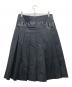COMME des GARCONS (コムデギャルソン) プリーツスカート ブラック サイズ:M：10000円