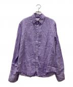 Frank&Eileenフランクアンドアイリーン）の古着「リネンシャツ」｜パープル