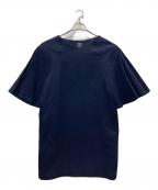 mina perhonenミナ ペルホネン）の古着「フレアスリーブワンピース」｜ネイビー