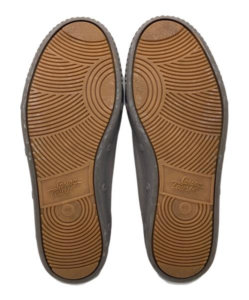 Spring court（スプリングコート）Spring court (スプリングコート) ローカットスニーカー ブラウン サイズ:25の古着・服飾アイテム