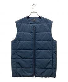 A.P.C.（アーペーセー）の古着「中綿ベスト」｜ネイビー