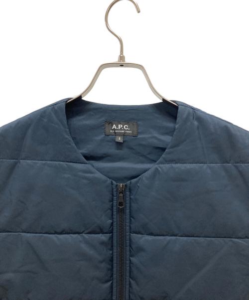 A.P.C.（アーペーセー）A.P.C. (アーペーセー) 中綿ベスト ネイビー サイズ:Sの古着・服飾アイテム