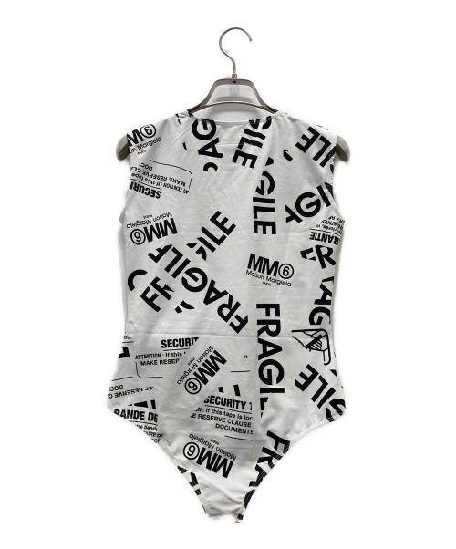 MM6 Maison Margiela（エムエムシックスメゾンマルジェラ）MM6 Maison Margiela (エムエムシックスメゾンマルジェラ) キッズ ボディースーツ ホワイト サイズ:16の古着・服飾アイテム