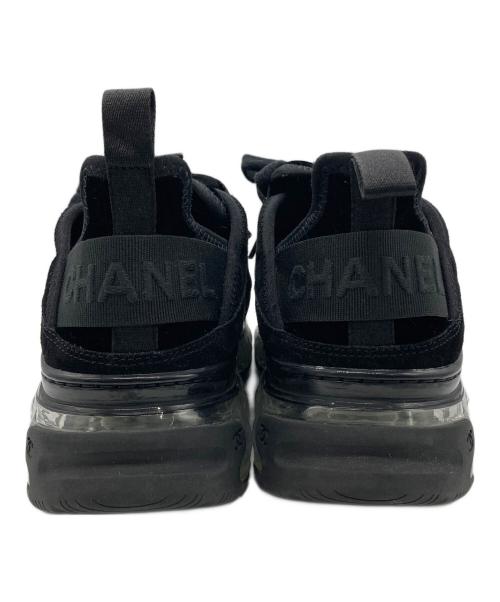 CHANEL（シャネル）CHANEL (シャネル) ココマークスエードスニーカ- ブラック サイズ:38の古着・服飾アイテム