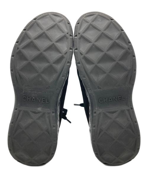 CHANEL（シャネル）CHANEL (シャネル) ココマークスエードスニーカ- ブラック サイズ:38の古着・服飾アイテム