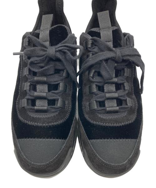 CHANEL（シャネル）CHANEL (シャネル) ココマークスエードスニーカ- ブラック サイズ:38の古着・服飾アイテム