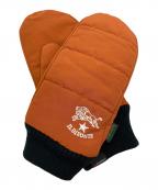 IL BISONTEイル ビゾンテ）の古着「ポーラーテック ナイロンミトン手袋」｜オレンジ