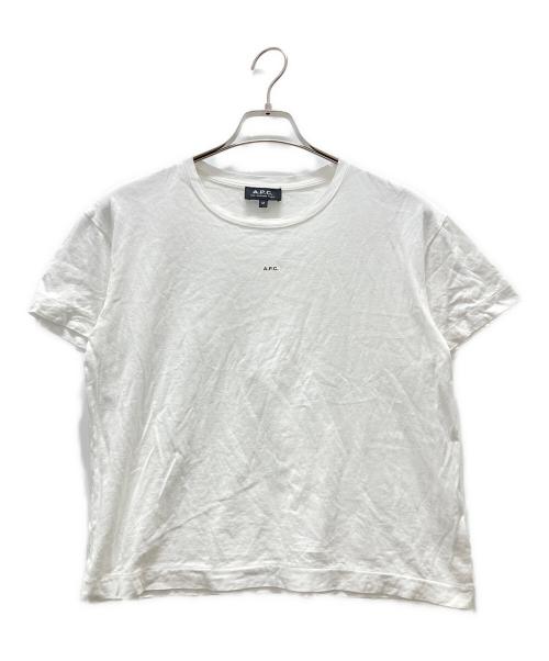 A.P.C.（アーペーセー）A.P.C. (アーペーセー) スモールロゴTシャツ ホワイト サイズ:Mの古着・服飾アイテム