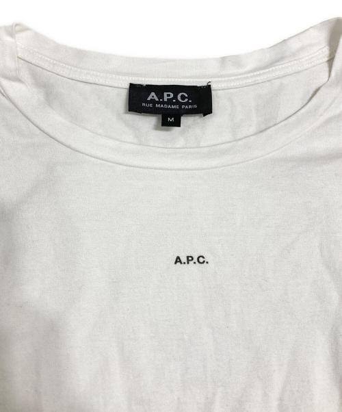 A.P.C.（アーペーセー）A.P.C. (アーペーセー) スモールロゴTシャツ ホワイト サイズ:Mの古着・服飾アイテム