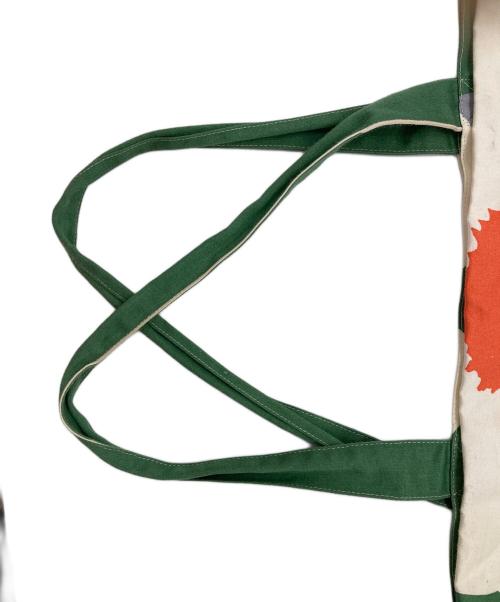 marimekko（マリメッコ）marimekko (マリメッコ) Unikko 60th ファブリックバッグ グリーンの古着・服飾アイテム