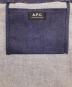 中古・古着 A.P.C. (アーペーセー) デニムロゴトートバッグ ネイビー：5000円