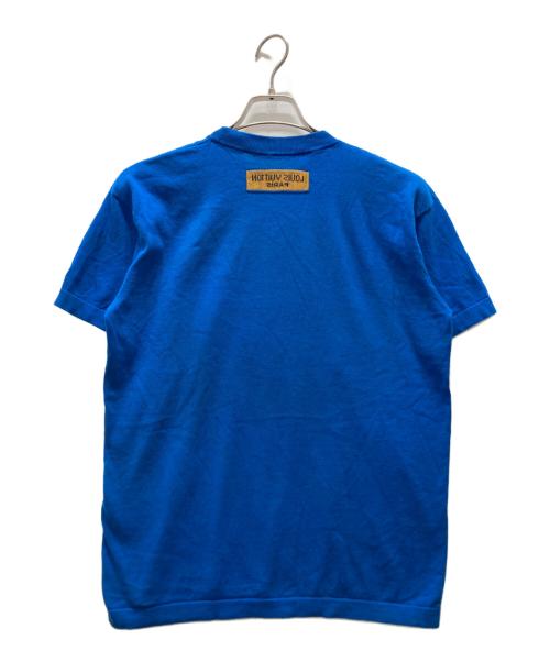 LOUIS VUITTON（ルイ ヴィトン）LOUIS VUITTON (ルイ ヴィトン) エブリデイ LV クルーネック ニット ブルー サイズ:XSの古着・服飾アイテム