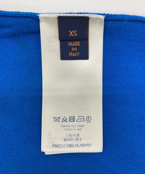 LOUIS VUITTON（ルイ ヴィトン）LOUIS VUITTON (ルイ ヴィトン) エブリデイ LV クルーネック ニット ブルー サイズ:XSの古着・服飾アイテム