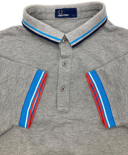 FRED PERRY（フレッドペリー）FRED PERRY (フレッドペリー) ポロシャツ グレー サイズ:Lの古着・服飾アイテム