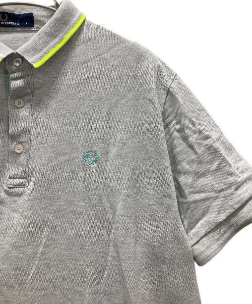 FRED PERRY（フレッドペリー）FRED PERRY (フレッドペリー) ポロシャツ グレー サイズ:Lの古着・服飾アイテム