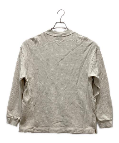 LACOSTE（ラコステ）LACOSTE (ラコステ) ワッフル ロングスリーブカットソー ブラウン サイズ:US　Mの古着・服飾アイテム