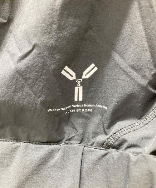 Adam et Rope（アダム エ ロペ）Adam et Rope (アダム エ ロペ) Y-Sports スタンドカラージャケット グレー×マスタード サイズ:Lの古着・服飾アイテム