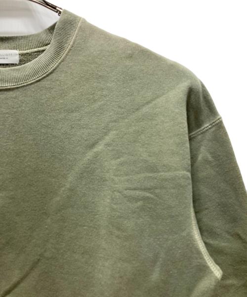 JOHN ELLIOTT（ジョン エリオット）JOHN ELLIOTT (ジョン エリオット) MARBLED CREW 黄緑 サイズ:3の古着・服飾アイテム