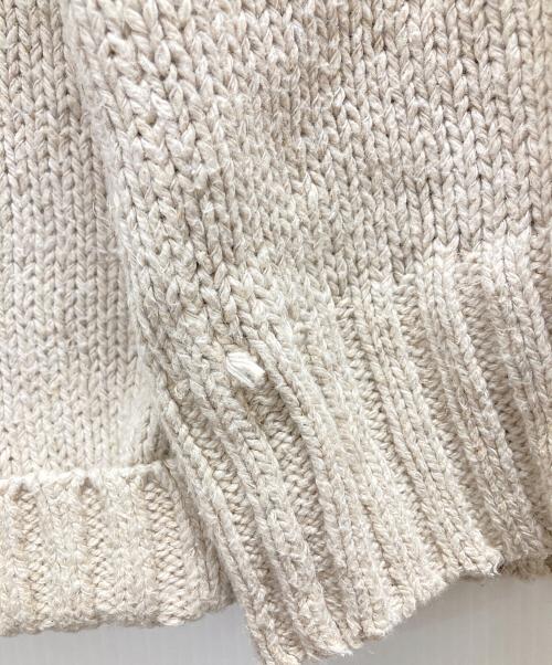 POLO RALPH LAUREN（ポロ・ラルフローレン）POLO RALPH LAUREN (ポロ・ラルフローレン) 星条旗ハーフボタンセーター アイボリー サイズ:Mの古着・服飾アイテム
