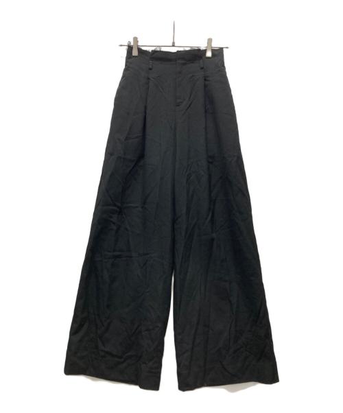 UNITED TOKYO（ユナイテッドトーキョー）UNITED TOKYO (ユナイテッドトーキョー) ウールワンタックワイドパンツ ブラック サイズ:Mの古着・服飾アイテム