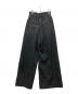 UNITED TOKYO (ユナイテッドトーキョー) ウールワンタックワイドパンツ ブラック サイズ:M：3500円