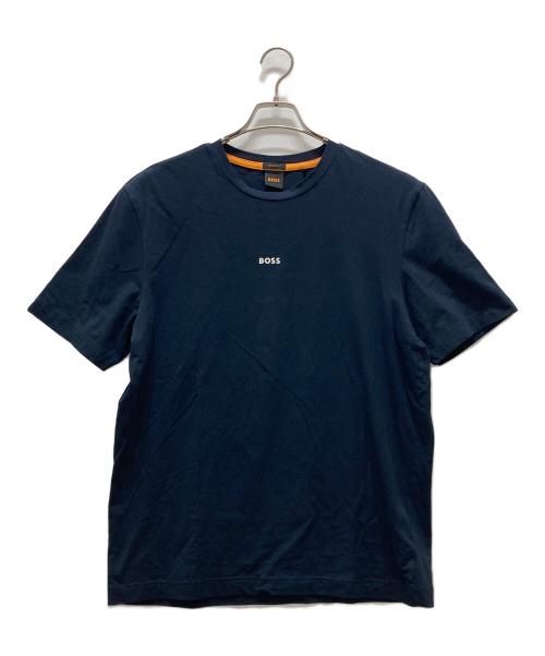 BOSS（ボス）BOSS (ボス) リラックスフィットTシャツ ネイビー サイズ:Lの古着・服飾アイテム