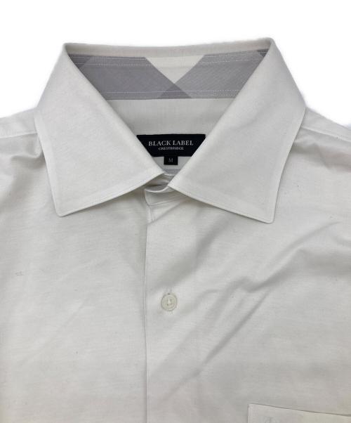 BLACK LABEL CRESTBRIDGE（ブラックレーベル クレストブリッジ）BLACK LABEL CRESTBRIDGE (ブラックレーベル クレストブリッジ) MIYUKIジャージソリッドセミワイドシャツ ホワイト サイズ:Mの古着・服飾アイテム