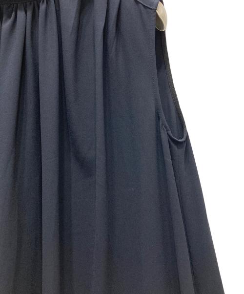 ENFOLD（エンフォルド）ENFOLD (エンフォルド) ノースリーブコクーンワンピース ネイビー サイズ:38の古着・服飾アイテム