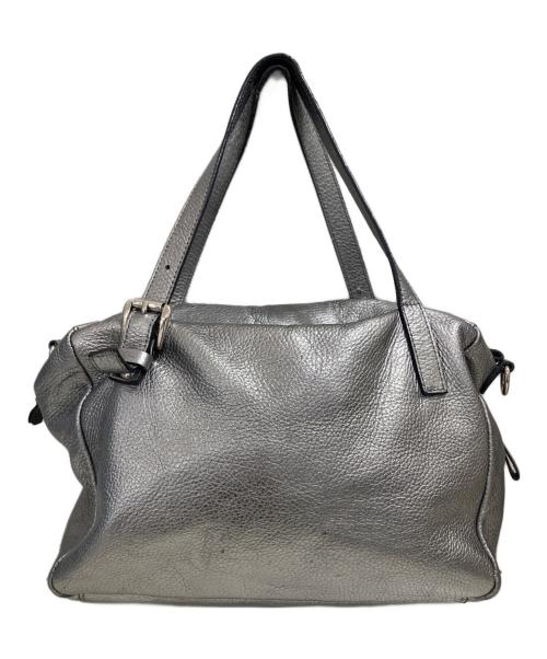 carol J（キャロルジェイ）CAROL J (キャロルジェイ) 2WAYバッグ シルバーの古着・服飾アイテム