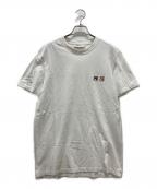 maison kitsuneメゾンキツネ）の古着「DOUBLE FOX HEAD PATCH TEE」｜ホワイト
