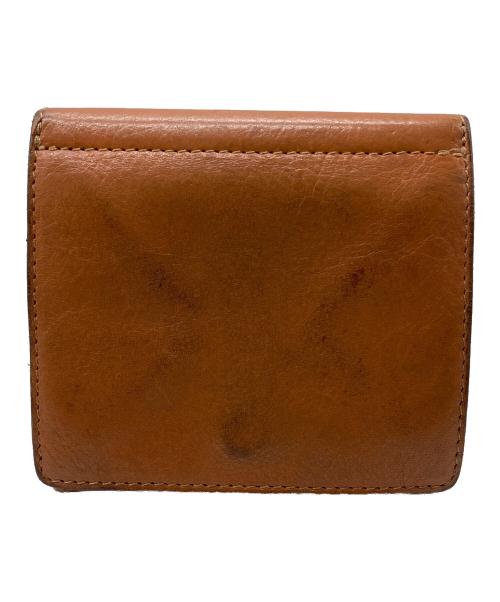 IL BISONTE（イル ビゾンテ）IL BISONTE (イル ビゾンテ) Wホック財布 ブラウンの古着・服飾アイテム