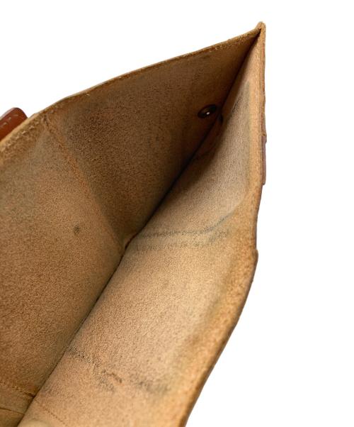 IL BISONTE（イル ビゾンテ）IL BISONTE (イル ビゾンテ) Wホック財布 ブラウンの古着・服飾アイテム