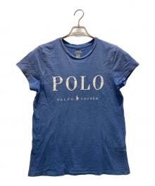 POLO RALPH LAUREN（ポロ・ラルフローレン）の古着「POLO ロゴプリントTシャツ」｜ブルー