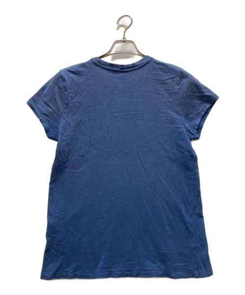 POLO RALPH LAUREN（ポロ・ラルフローレン）POLO RALPH LAUREN (ポロ・ラルフローレン) POLO ロゴプリントTシャツ ブルー サイズ:Mの古着・服飾アイテム
