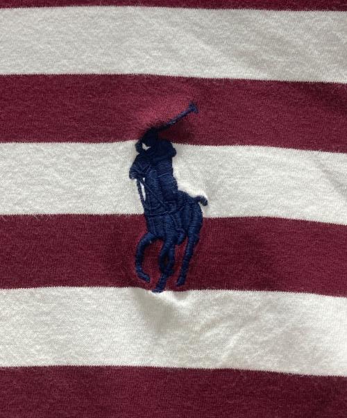 POLO RALPH LAUREN（ポロ・ラルフローレン）POLO RALPH LAUREN (ポロ・ラルフローレン) ボーダーTシャツ ホワイト×ボルドー サイズ:Sの古着・服飾アイテム