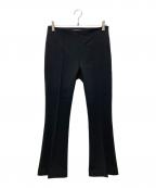 FOXEY NEWYORKフォクシーニューヨーク）の古着「クロップドフレアパンツ」｜ブラック