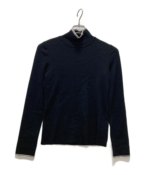 FOXEY（フォクシー）FOXEY (フォクシー) タートルネックニット ブラック サイズ:38の古着・服飾アイテム