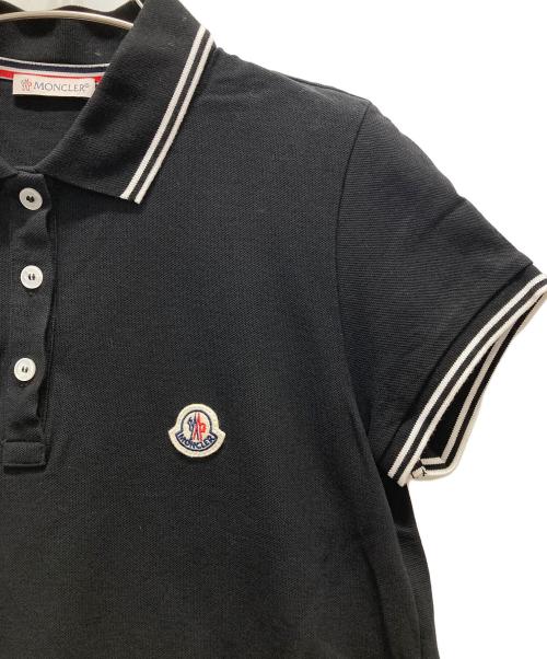 MONCLER（モンクレール）MONCLER (モンクレール) MAGLIA POLO MANICA CORTA ブラック サイズ:Sの古着・服飾アイテム
