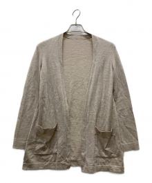 FOXEY（フォクシー）の古着「ロングカーディガン」｜ベージュ