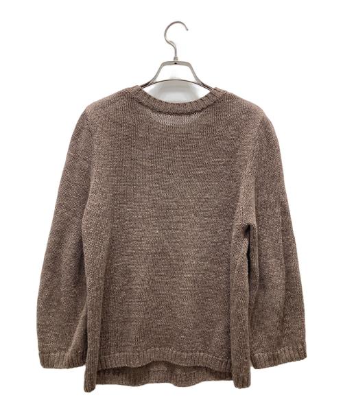 45R（フォーティファイブ・アール）45R (フォーティファイブ・アール) サマーニット ブラウンの古着・服飾アイテム